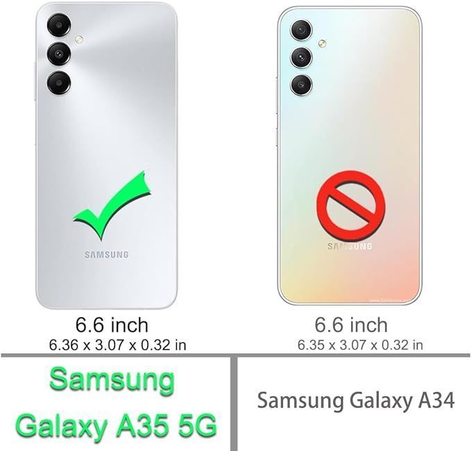 Carcasa transparente anti-golpe para samsung A34 5G -1