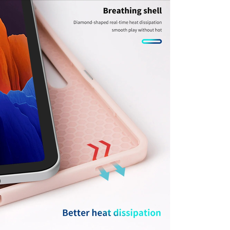 Carcasa Funda Smart Cover Para Tablet Samsung S9 / S9 Fe 10.9"-2