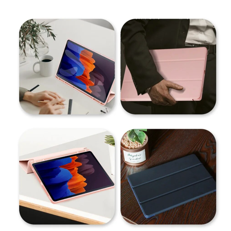 Carcasa Funda Smart Cover Para Tablet Samsung S9 / S9 Fe 10.9"-4