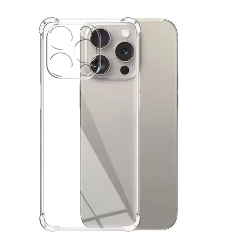 Carcasa Funda Transparente Antigolpes Para iPhone 16 Pro -0