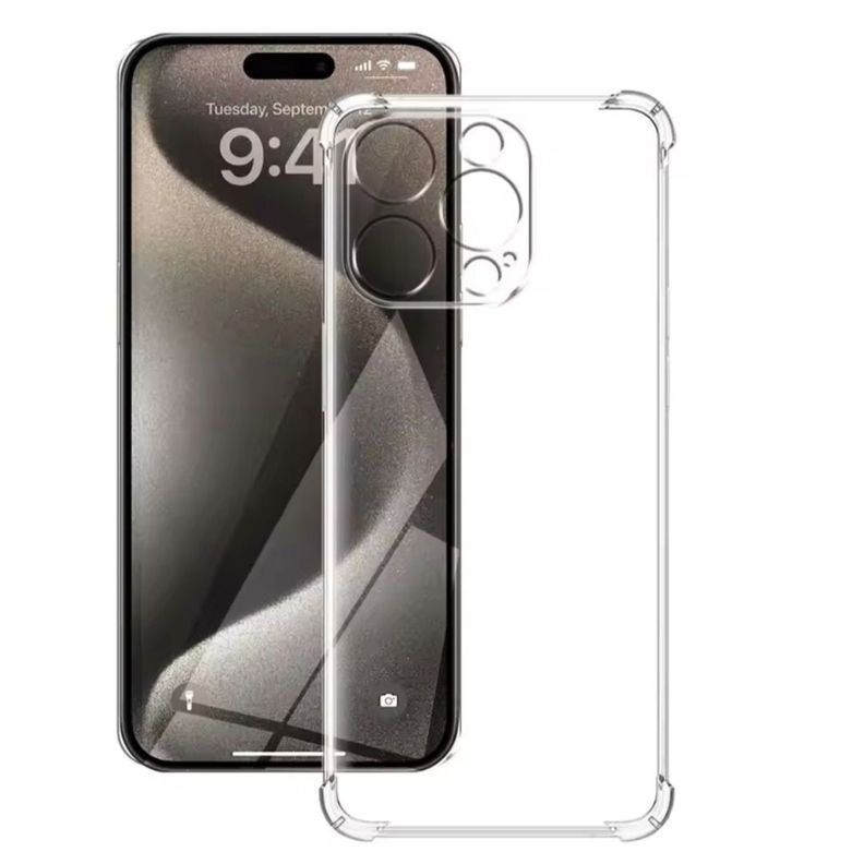 Carcasa Funda Transparente Antigolpes Para iPhone 16 Pro -2