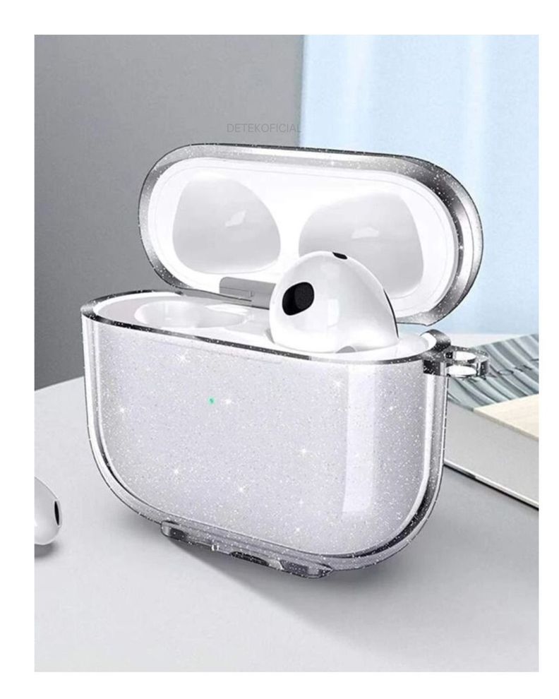 Funda Silicona Brillo Protectora Para Airpods 4 2024-3