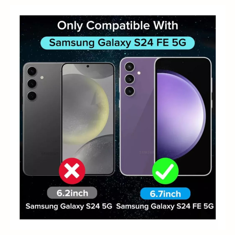 Carcasa Antigolpes Transparente Para Samsung S24 Fe -1