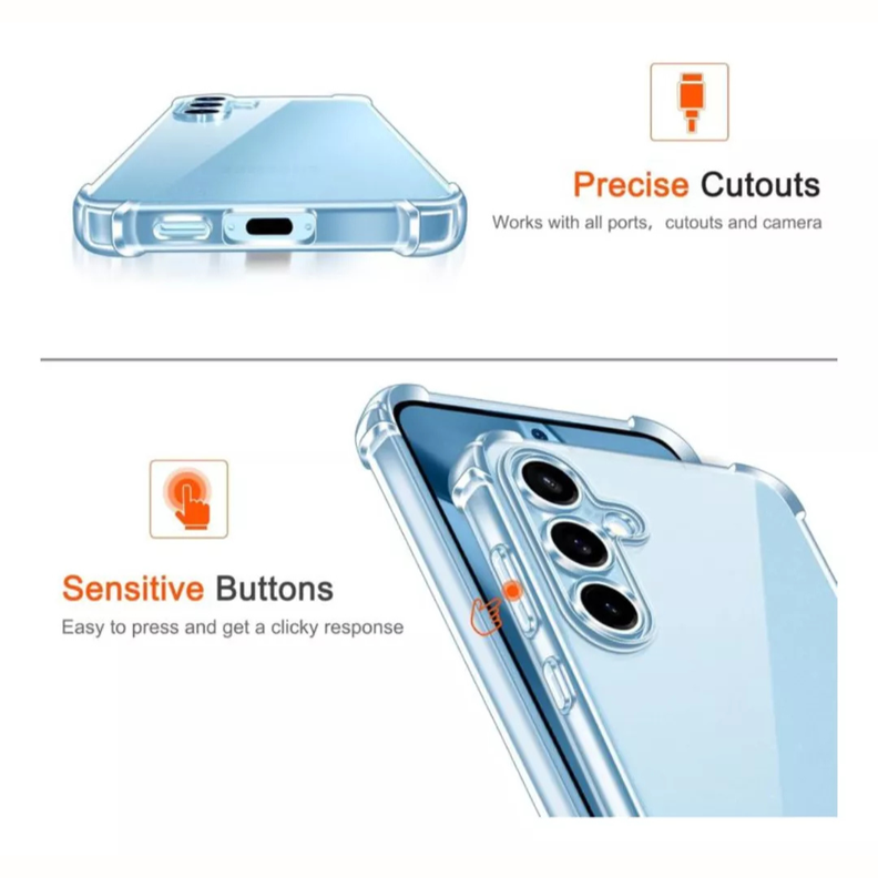 Carcasa Antigolpes Transparente Para Samsung S24 Fe -3