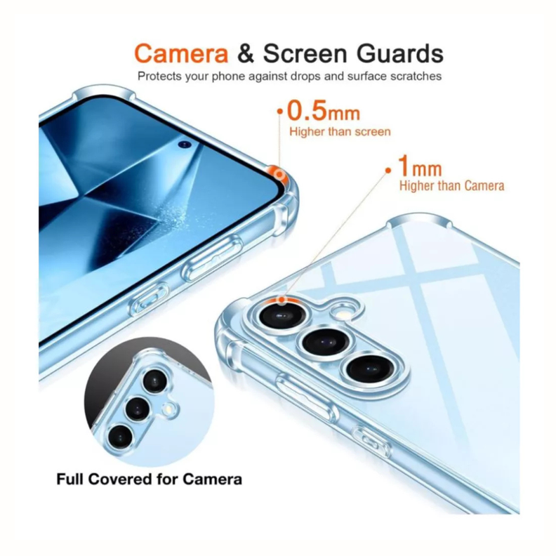 Carcasa Antigolpes Transparente Para Samsung S24 Fe -4