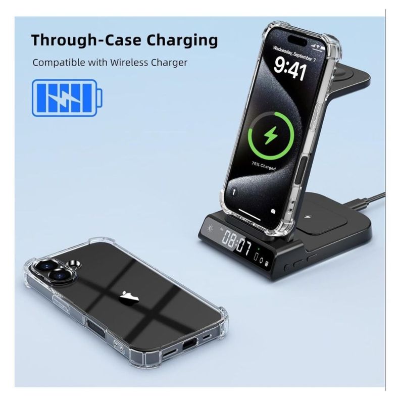  Carcasa Funda Transparente Antigolpes Para iPhone 16 -6