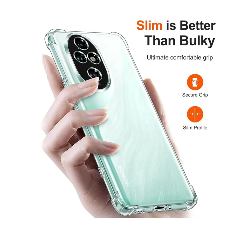 Carcasa Transparente Antigolpes para Honor 200 Pro 5G-5