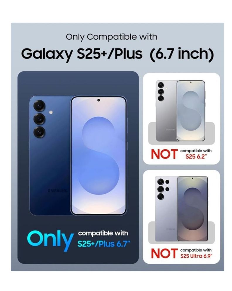 Funda Carcasa Ref. Delgada Marca Tpu Para Samsung S25 PLUS-1