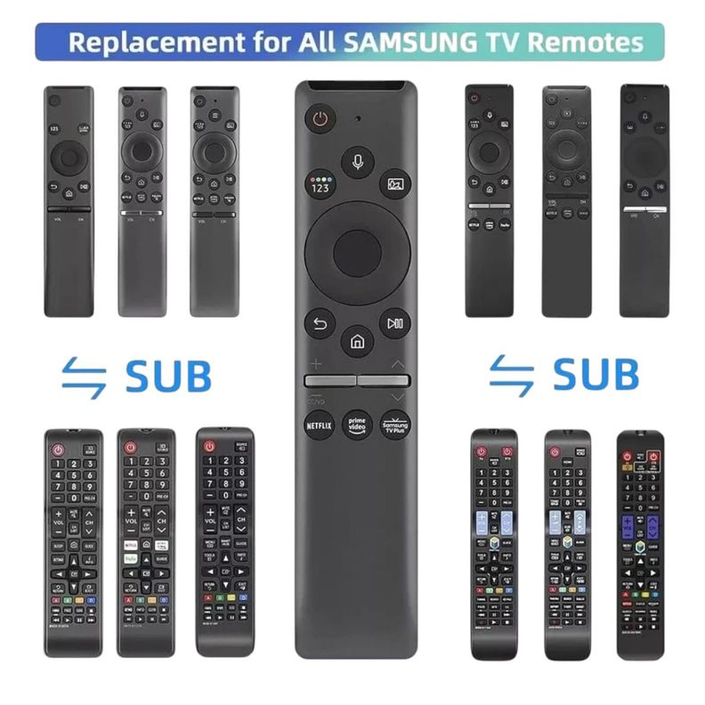 CONTROL REMOTO SAMSUNG SMART TV FULL HD QHD 4K 8K UNIVERSAL-2