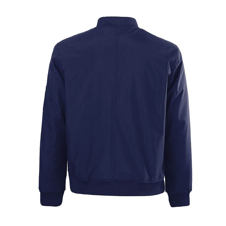 CHAQUETA BOMBER CASUAL HOMBRE AZUL MARINO-2