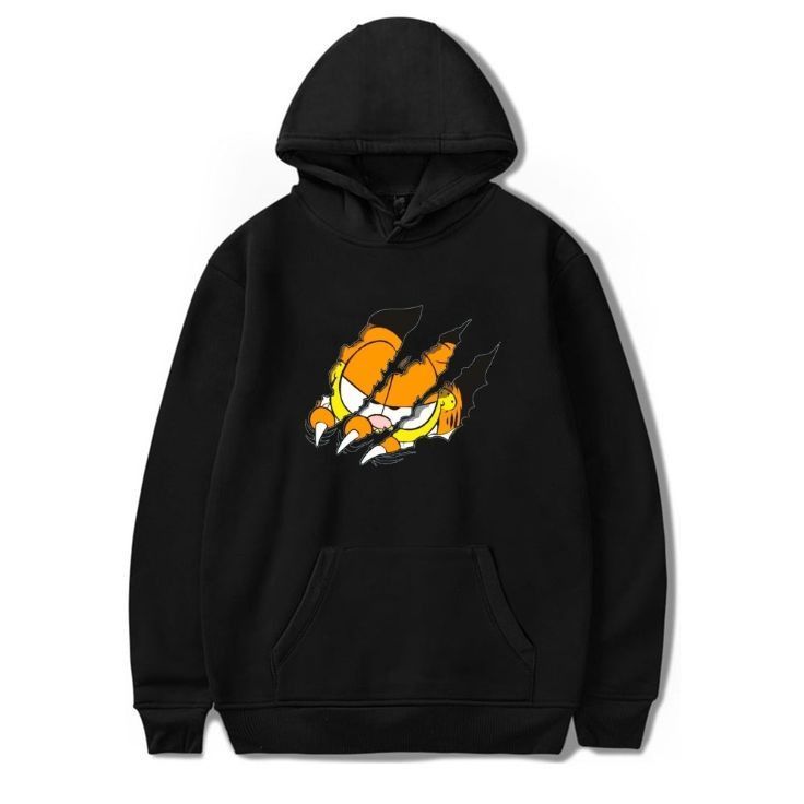 Poleron Canguro con Estampado Garfield-0