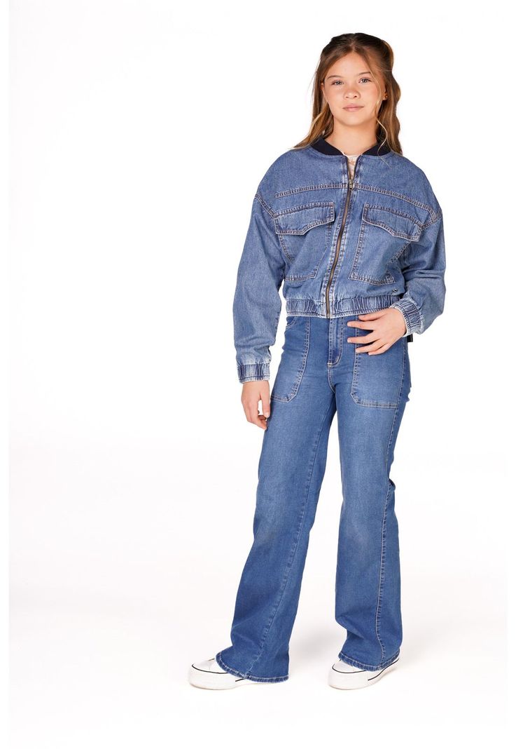 CHAQUETA SIRA BOMBER DENIM-1