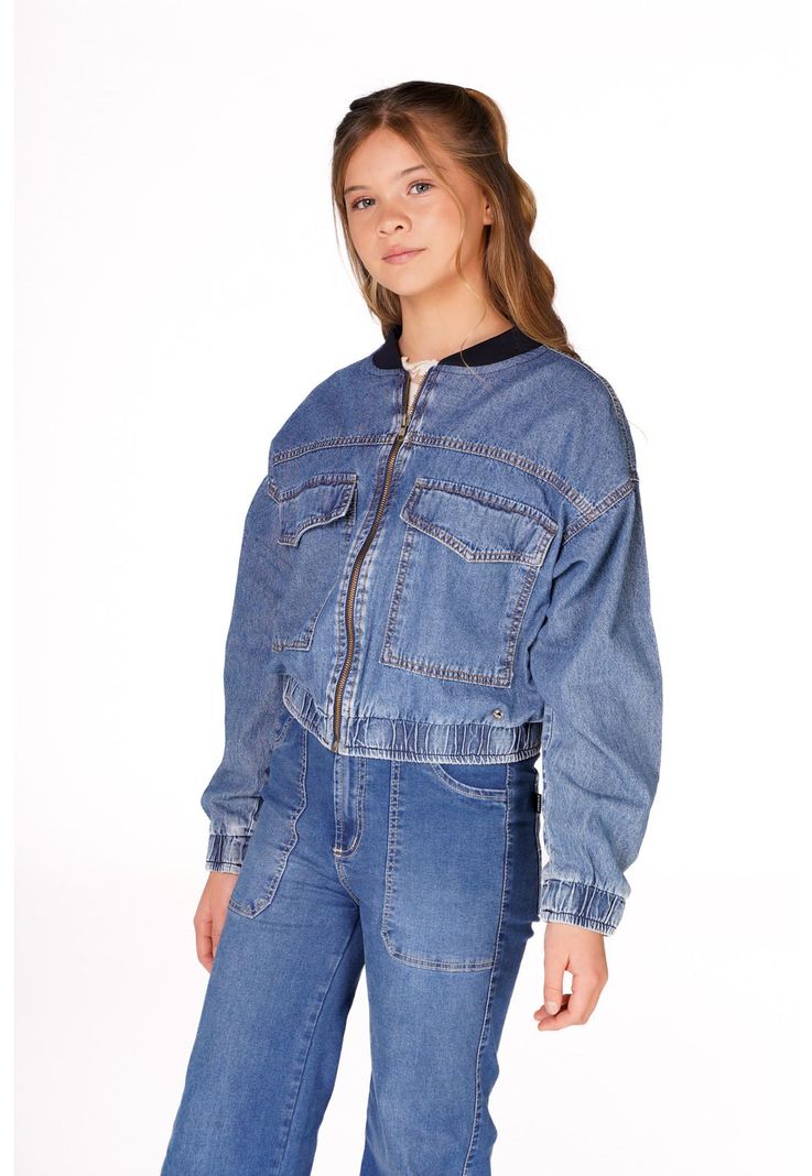 CHAQUETA SIRA BOMBER DENIM-2