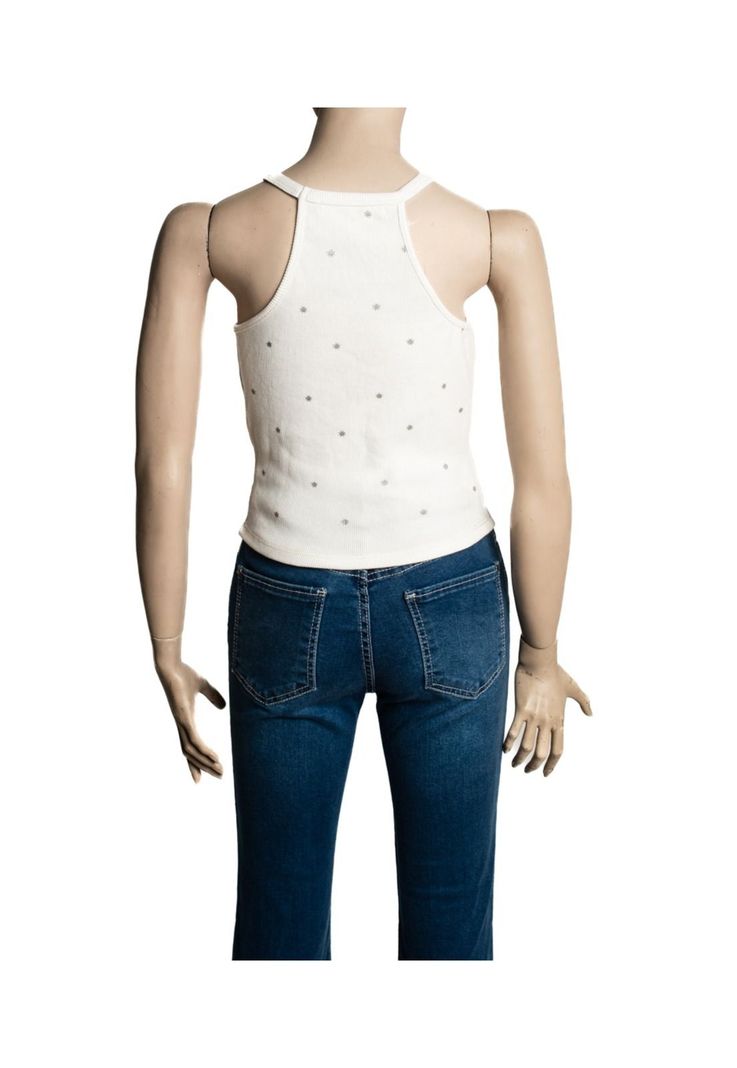 Polera Génova Regular Halter Blanco Cacao-1