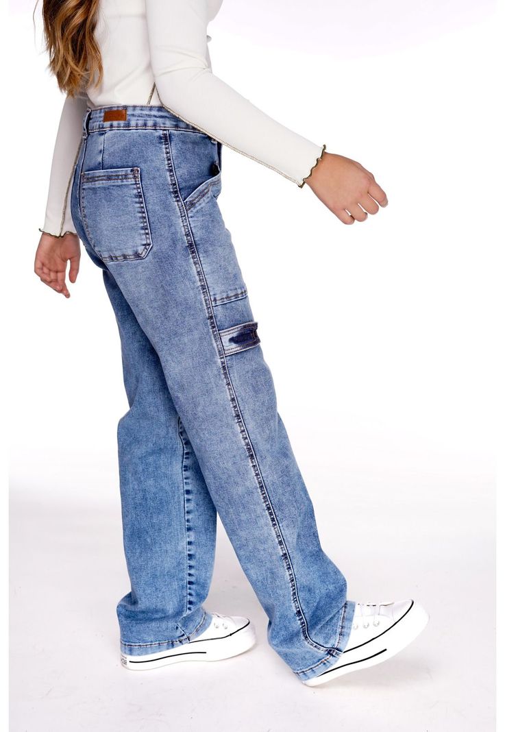 JEANS TOTA RECTO BOLSILLO PARCHE DIAGONAL-3