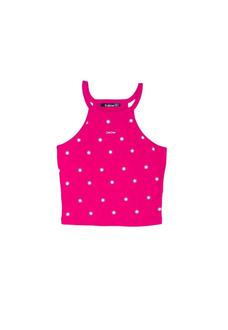 Polera Génova Regular Halter Fucsia Cacao-0