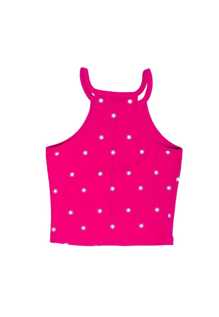 Polera Génova Regular Halter Fucsia Cacao-1