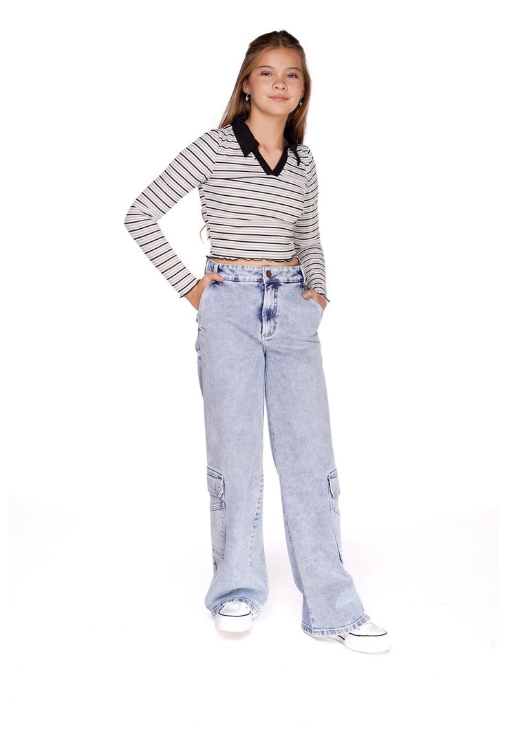 JEANS TRINA WIDE BOLSILLO CARGO INFERIOR-0