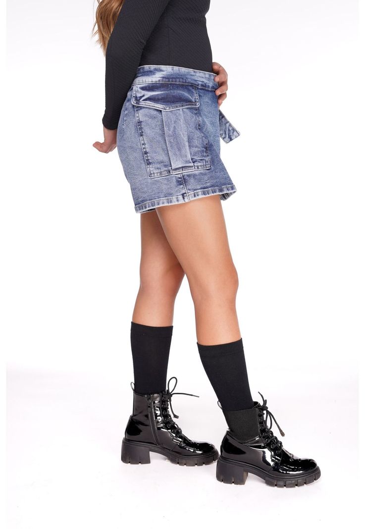 FALDA HERBIE SKORT BOLSILLO CARGO-1