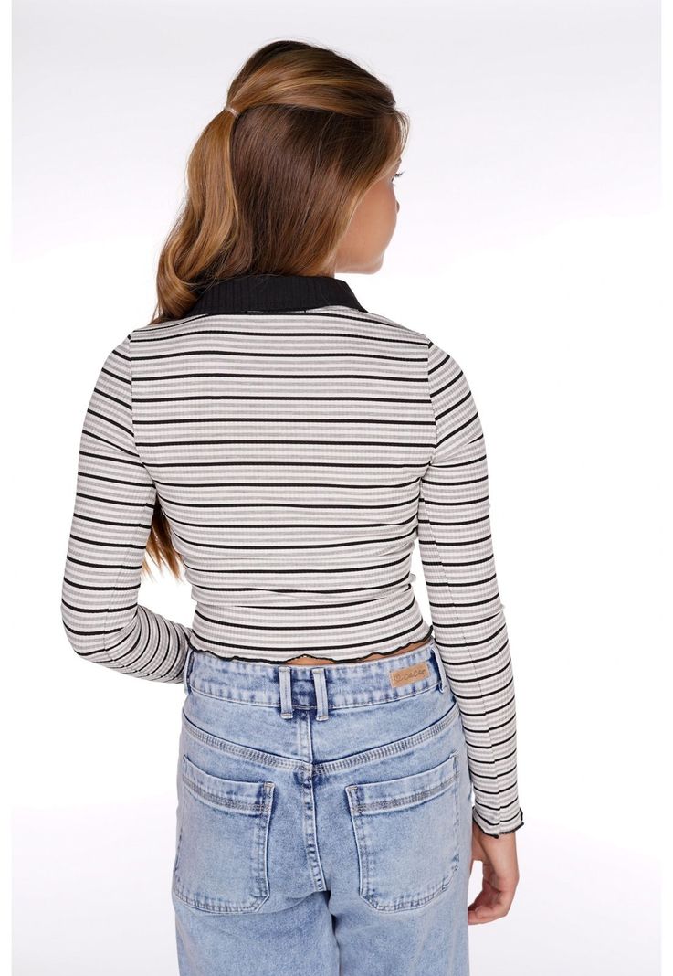 POLERA STRIPE REGULAR C/ CUELLO TIPO POLO-3