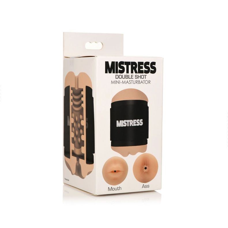 Masturbador Mistress doble boca y ano-0