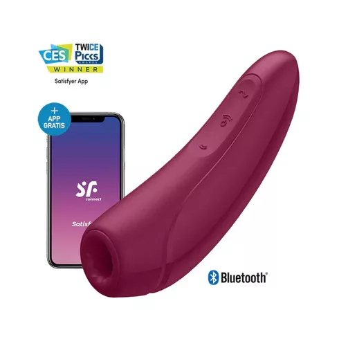 Satisfyer Curvy 1+ Red – Succiona, Vibra y Tiene App Gratis-0