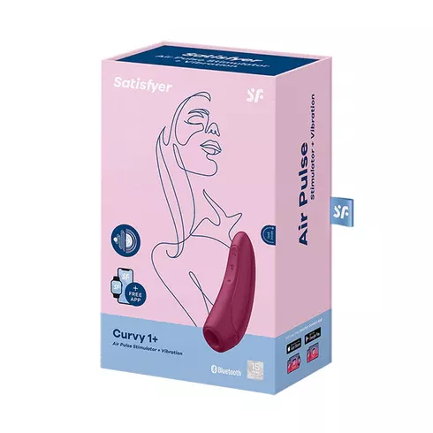 Satisfyer Curvy 1+ Red – Succiona, Vibra y Tiene App Gratis-1