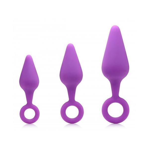 Set De Plugs Anales Rump Ringers – Púrpura-1