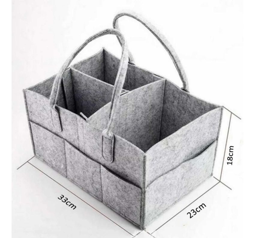 Organizador De Pañales Para Bebé - Canasto Multiusos-2