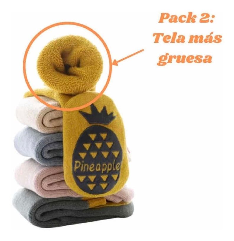 Calcetines Antideslizantes Niños Otoño - Invierno X 4 Pares-2