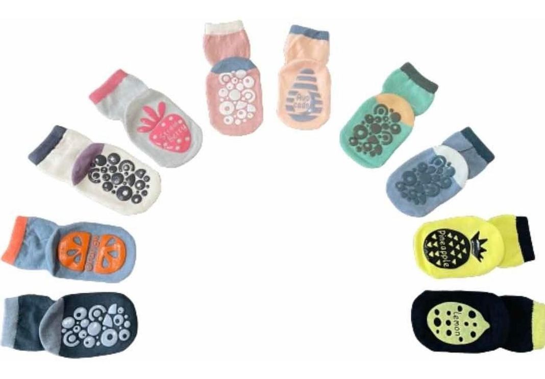 Calcetines Antideslizantes Niños X 4 Pares-1