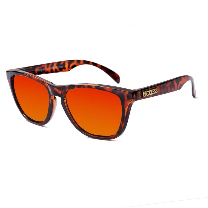 Lentes de Sol Reckless Fork V2 Tortoise/Red uv 400-1