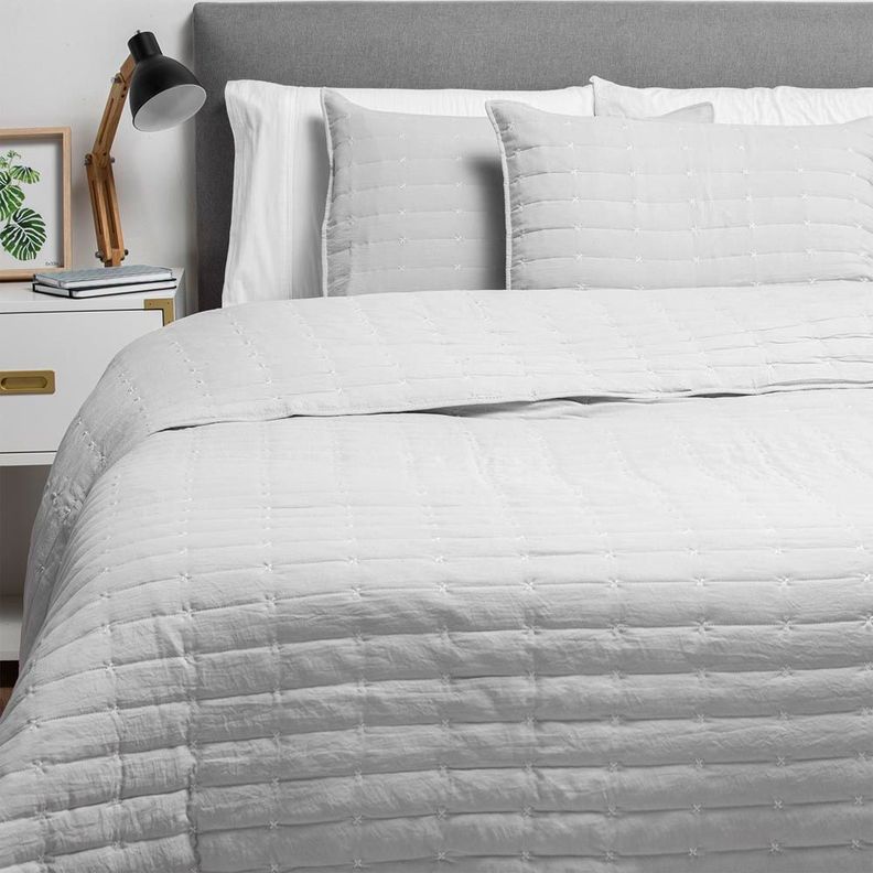 CUBRECAMA PREWASH KING GRIS CLARO-0