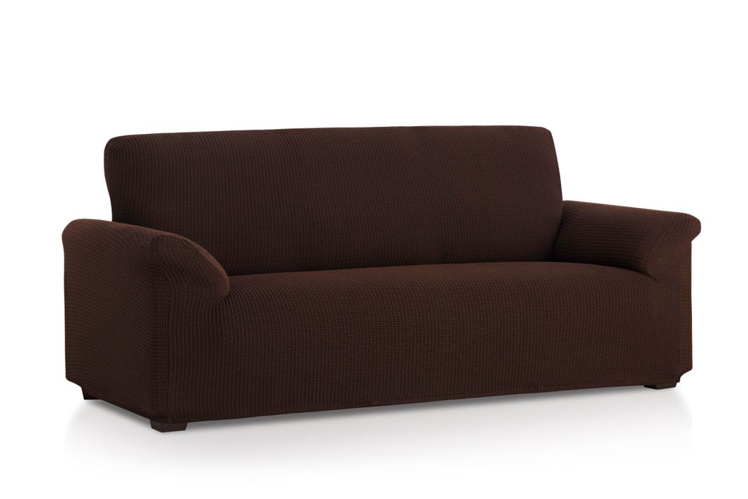 FUNDA JACQUARD ELAST 2 CUERPOS TEIDE MARRON-0