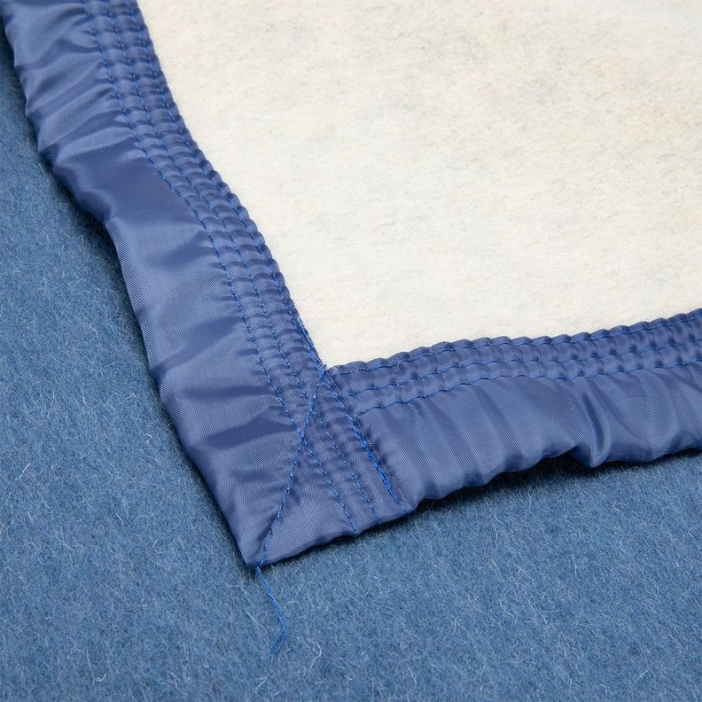 FRAZADA LANA PREMIUM 95% LANA AZUL 1 PLAZA-1