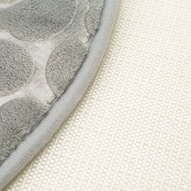 SET ALFOMBRA BAÑO PISO Y CUBRE WC GRIS-2