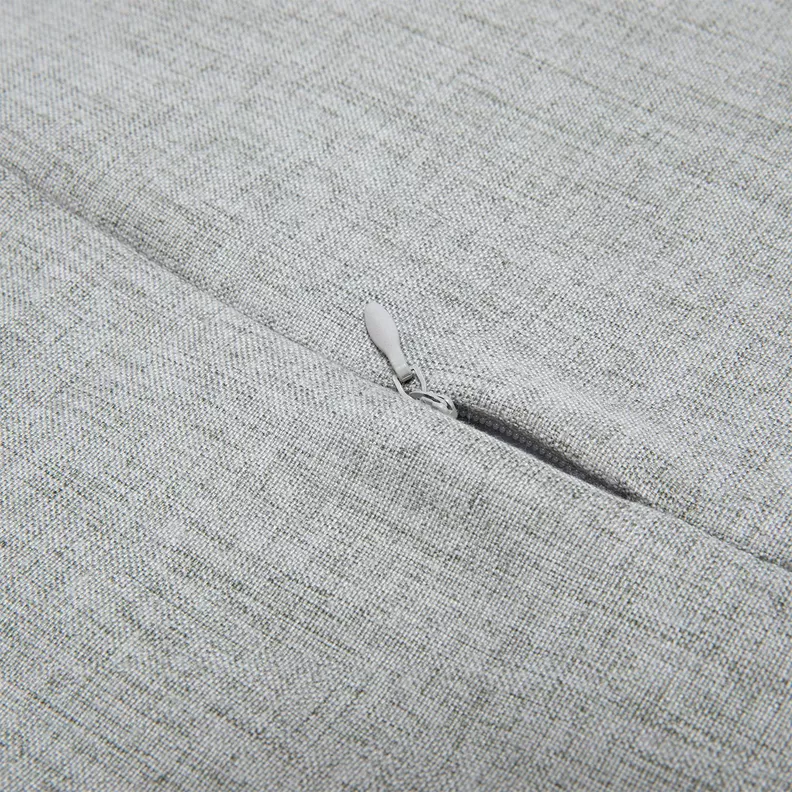 Cojin Bordado tipo Lino Gris-1
