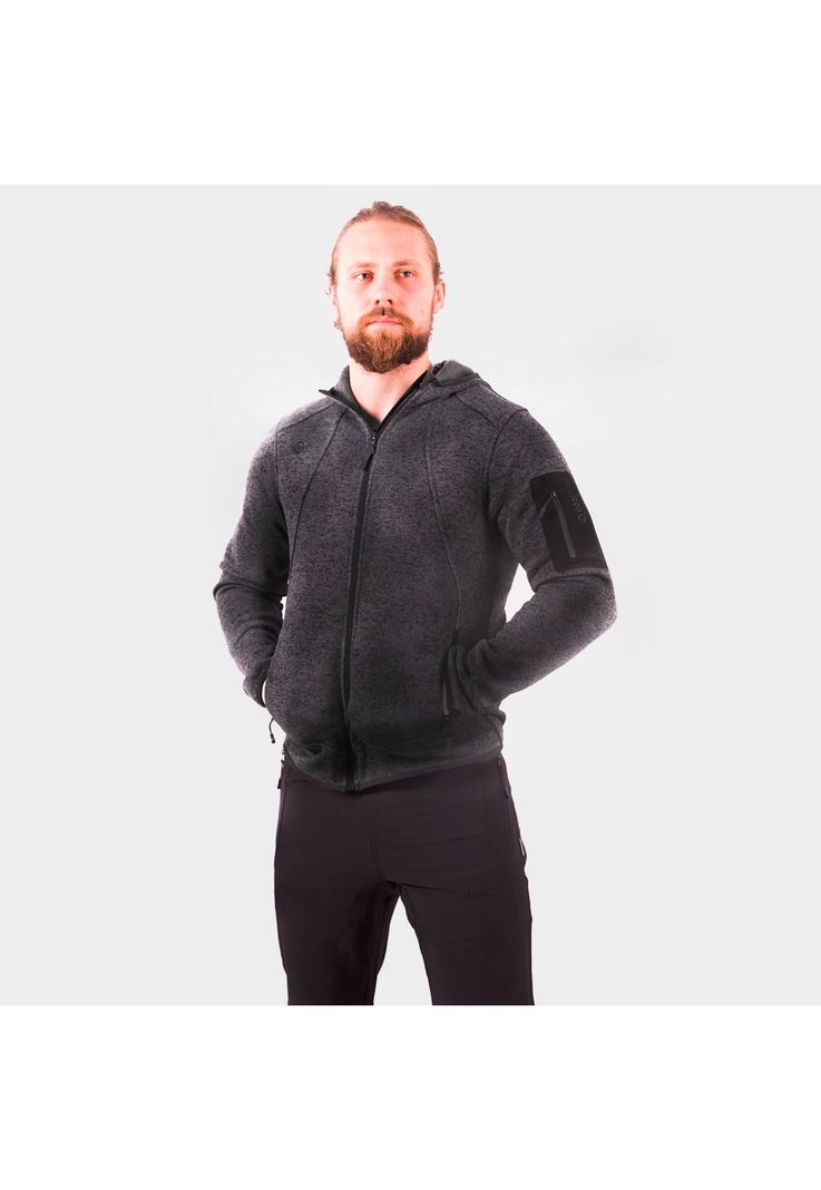 Chaqueta De Punto Alder Para Hombre Gris-2