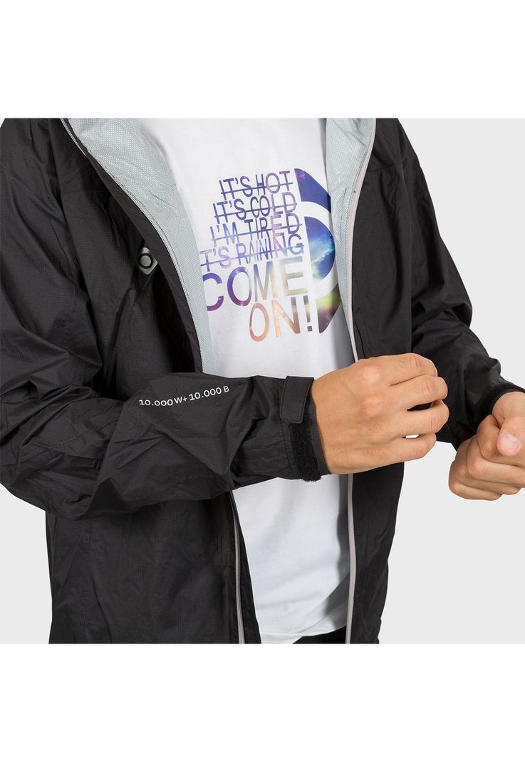 Chaqueta Impermeable Seil Unisex Negro-2