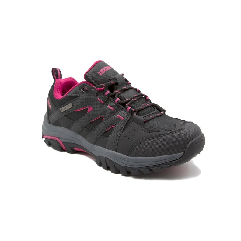 Zapatillas De Trekking Bald Para Mujer Negro/Fucsia-0