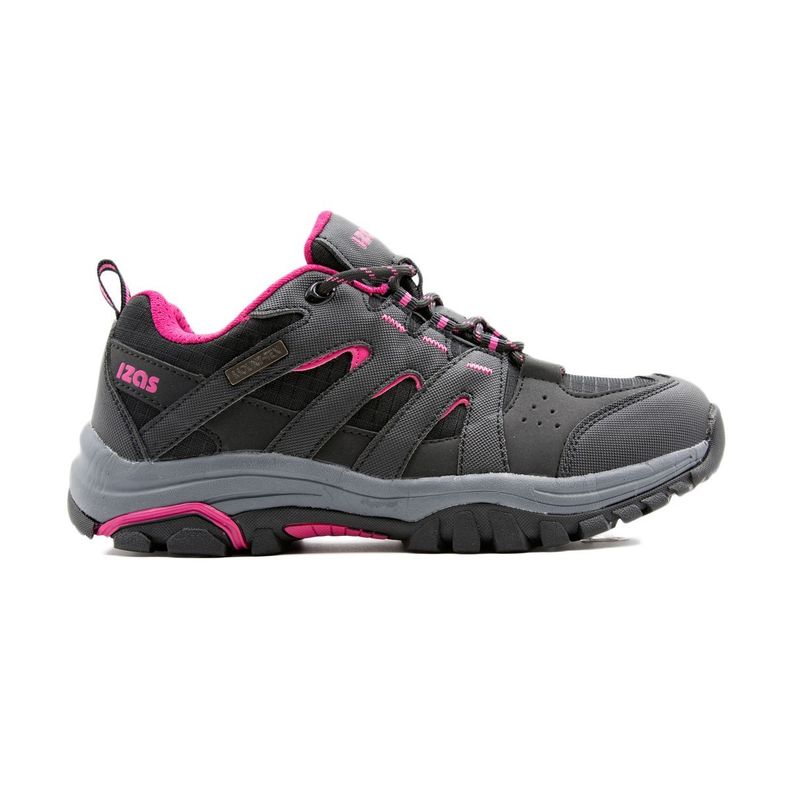 Zapatillas De Trekking Bald Para Mujer Negro/Fucsia-1