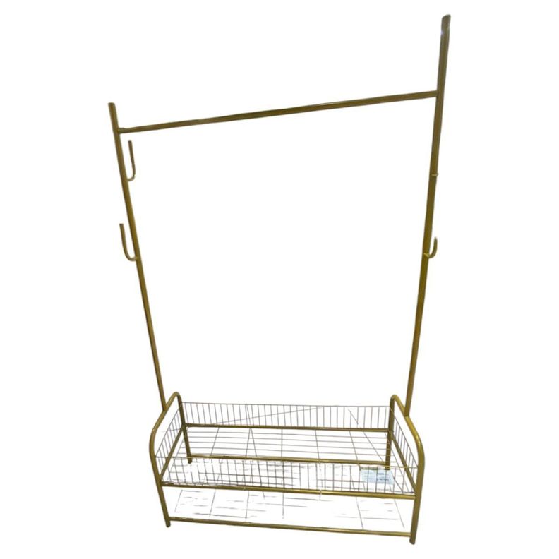 Elegante Perchero Decorativo Para Hogar Dorado-0