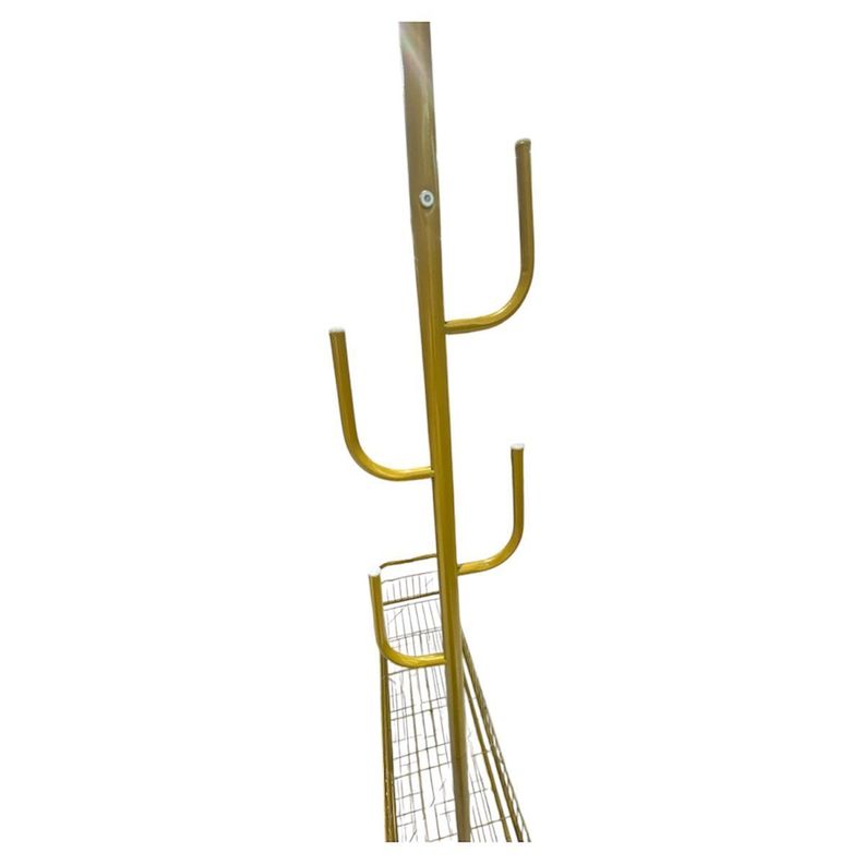 Elegante Perchero Decorativo Para Hogar Dorado-1