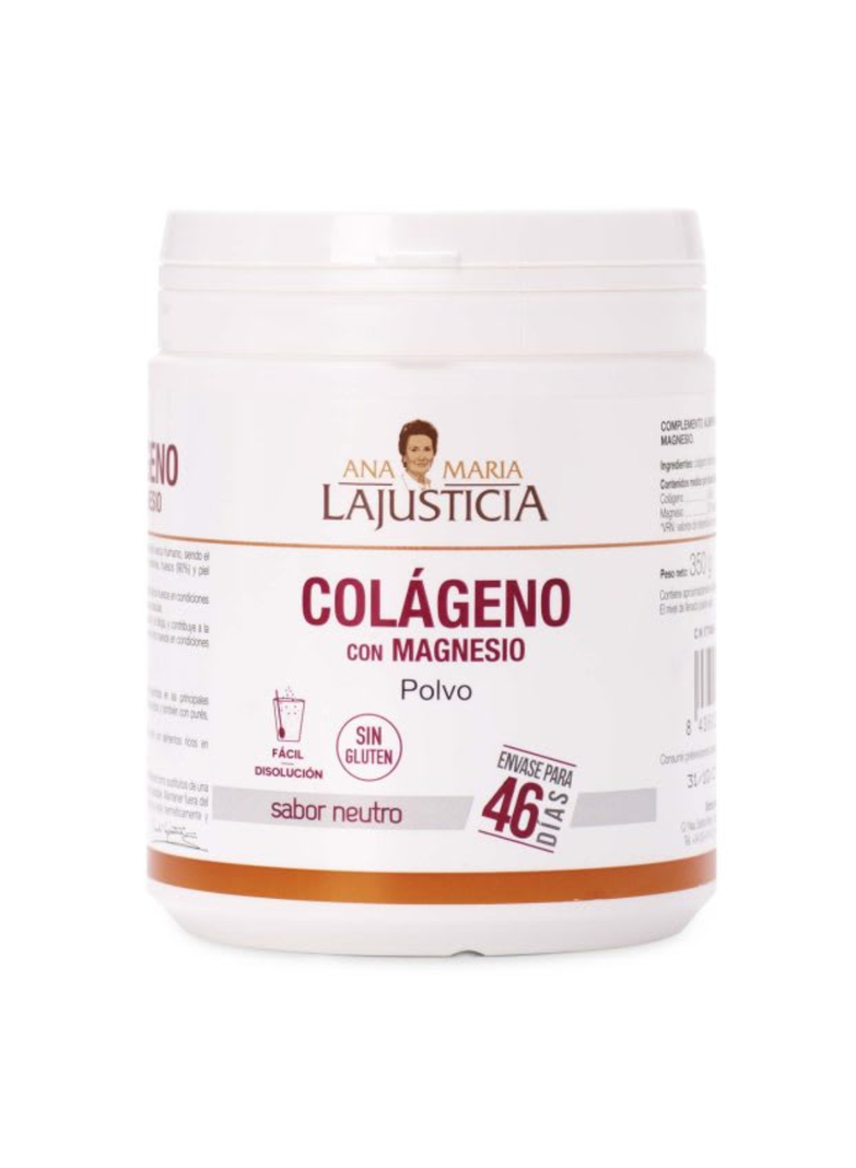  Colágeno con Magnesio en Polvo Ana Maria Lajusticia - 46 Días de Suplementación-0
