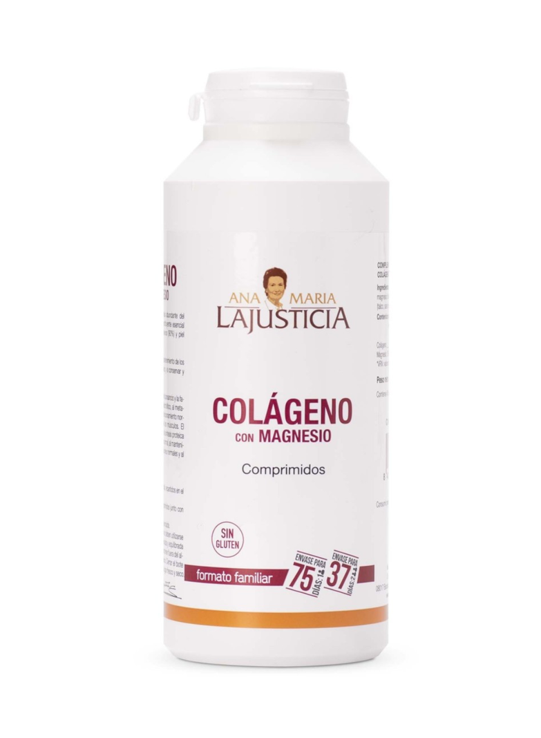 Colágeno con Magnesio en Comprimidos - Formato Familiar Ana Maria Lajusticia (450 Comprimidos)-0