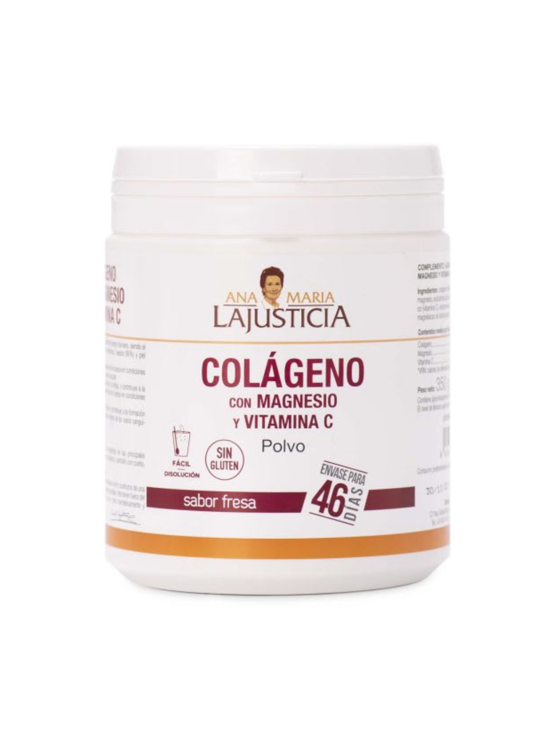 Colágeno con Magnesio y Vitamina C en Polvo Ana Maria Lajusticia - 46 Días de Suplementación-0