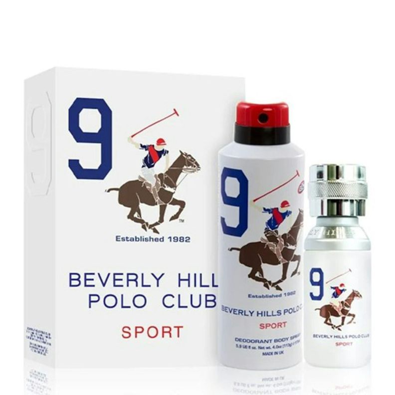 Set Polo Club Beverly Hills Sports Men Nine EDT 50ML + Deo