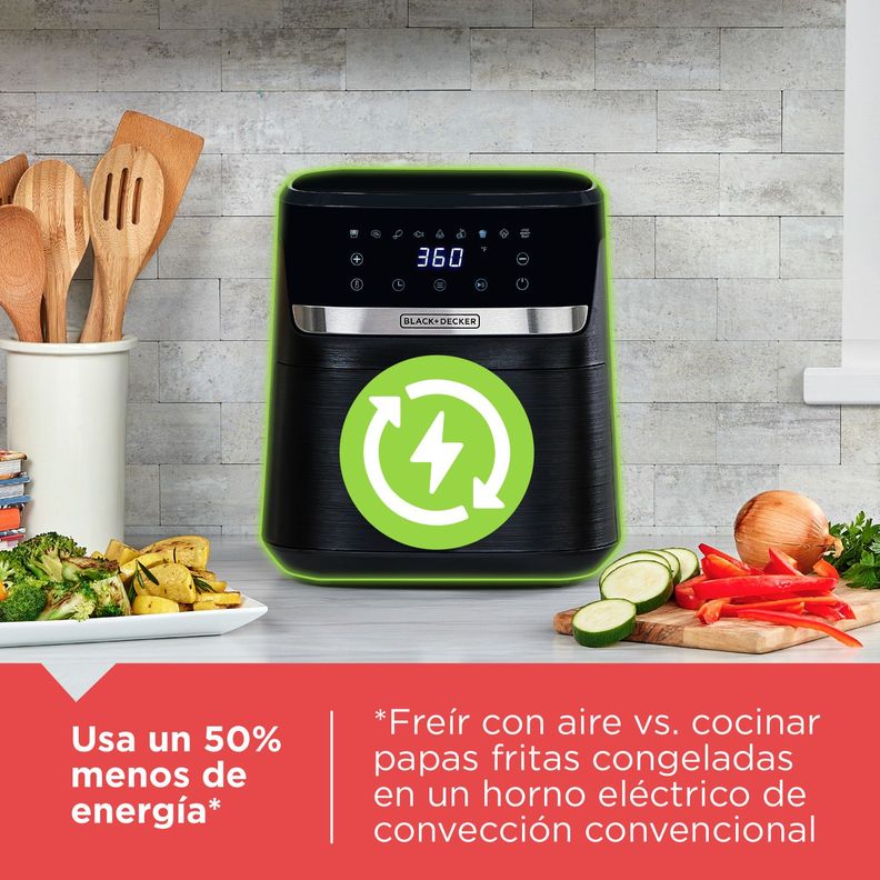 Freidora de Aire Black+Decker Purifry 5.5 Litros-4