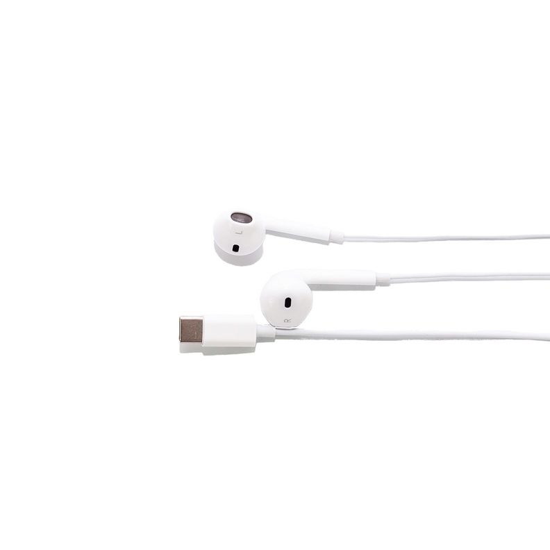 Audifonos Con Cable KDK Line Tipo C Blanco