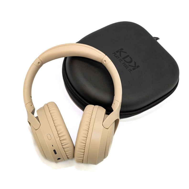 Audifonos Inalambrico Bluetooth KDK Zen Beige 50hrs